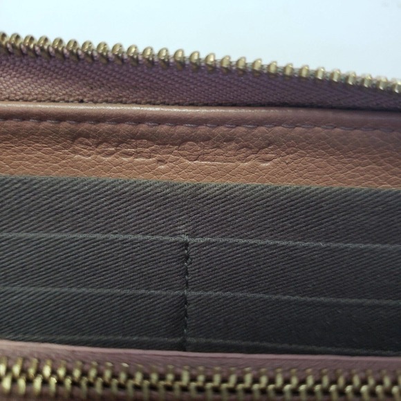 See By Chloe Geniue Leather Zip Around Wallet Beige Light Brown Large Clutch - Picture 8 of 11